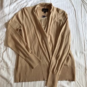 Dana Buchman Camel Faux Wrap Sweater
